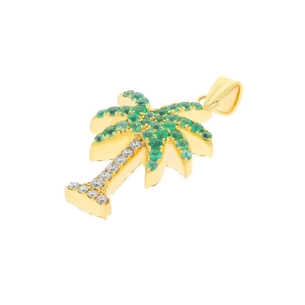 Palm Tree Stud Pendant PD31173A